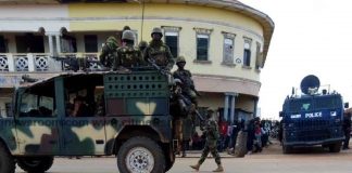 Security Forces in Japekrom to